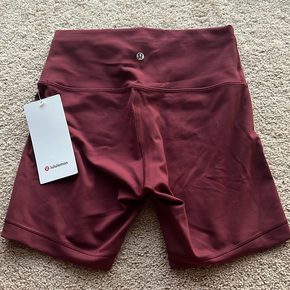 Lululemon wunder train short 6”; size 8
